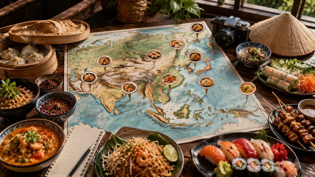 Cómo diseñar una ruta gastronómica por Asia