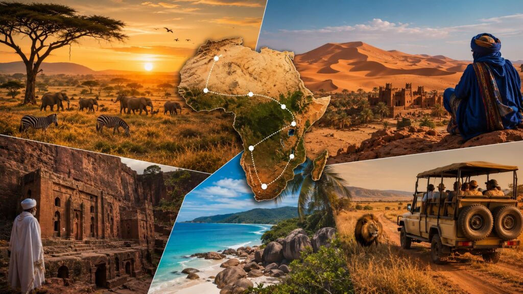Las mejores rutas multidestino por África