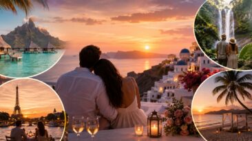 Los Mejores Viajes para Celebrar un Aniversario de Boda