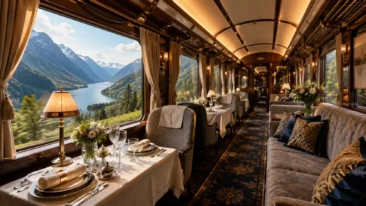 Viajes en tren de lujo a medida: rutas exclusivas
